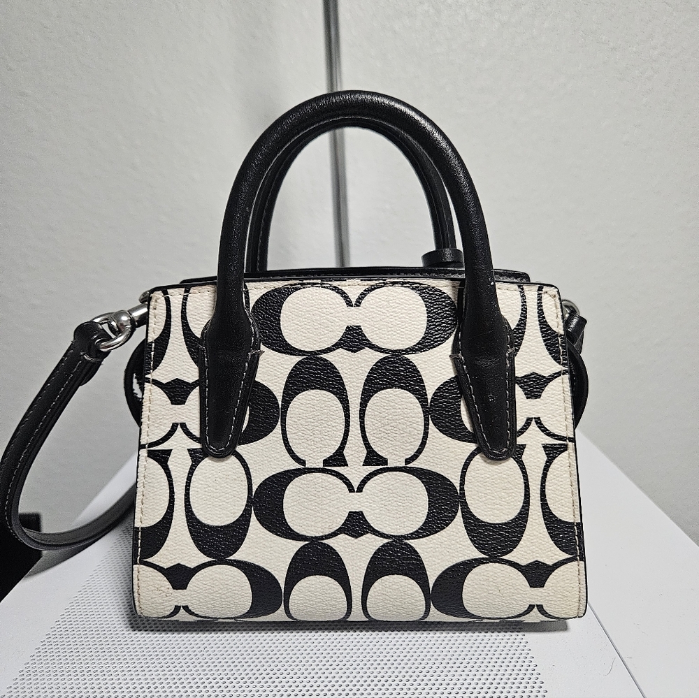 Coach Andrea Mini Carryall in Signature Canvas - Picture 4 of 9